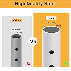 2 Pack Sliding Door Security Bar, Window Security