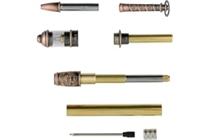 Penn State Industries PKLHPENAC Lighthouse Twist Ballpoint Pen Kit Woodturning Project (Antique Copper)
