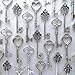 30PCS Assorted Vintage Skeleton Keys (The Juliet Collection, Silver)