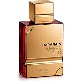 Al Haramain Amber Oud Ruby Edition - Arabian Perfume for Women and Men - Unisex Amber Perfume - Long Lasting Perfume for Men and Women - 4 oz