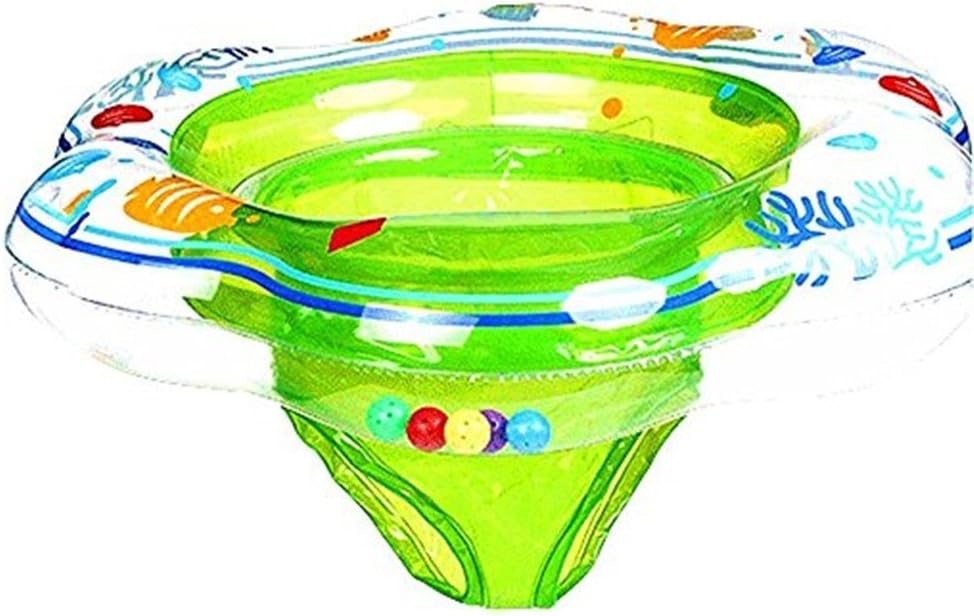 IBanana Baby Swimming Ring, Adjustable Inflatable Kids Toddler Seat Float Swim Ring (Seat Ring-Green)