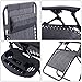 Goplus 2PC Zero Gravity Chairs Lounge Patio Folding Recliner Outdoor Yard Beach with Cup Holder (Gray)