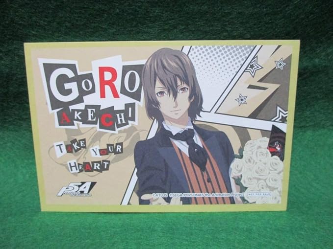 Amazon ペルソナ5セガビジュアル色紙明智吾郎ミニ色紙 アニメ 萌えグッズ 通販