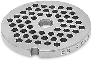#8 Stainless Steel Replacement Plate Disc Blade for Meat Grinder (3/16")