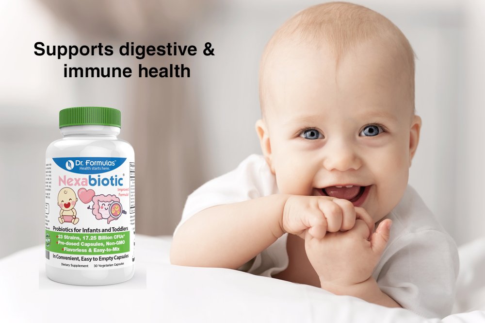 DrFormulas Nexabiotic Probiotic Powder for Babies, Infants & Kids
