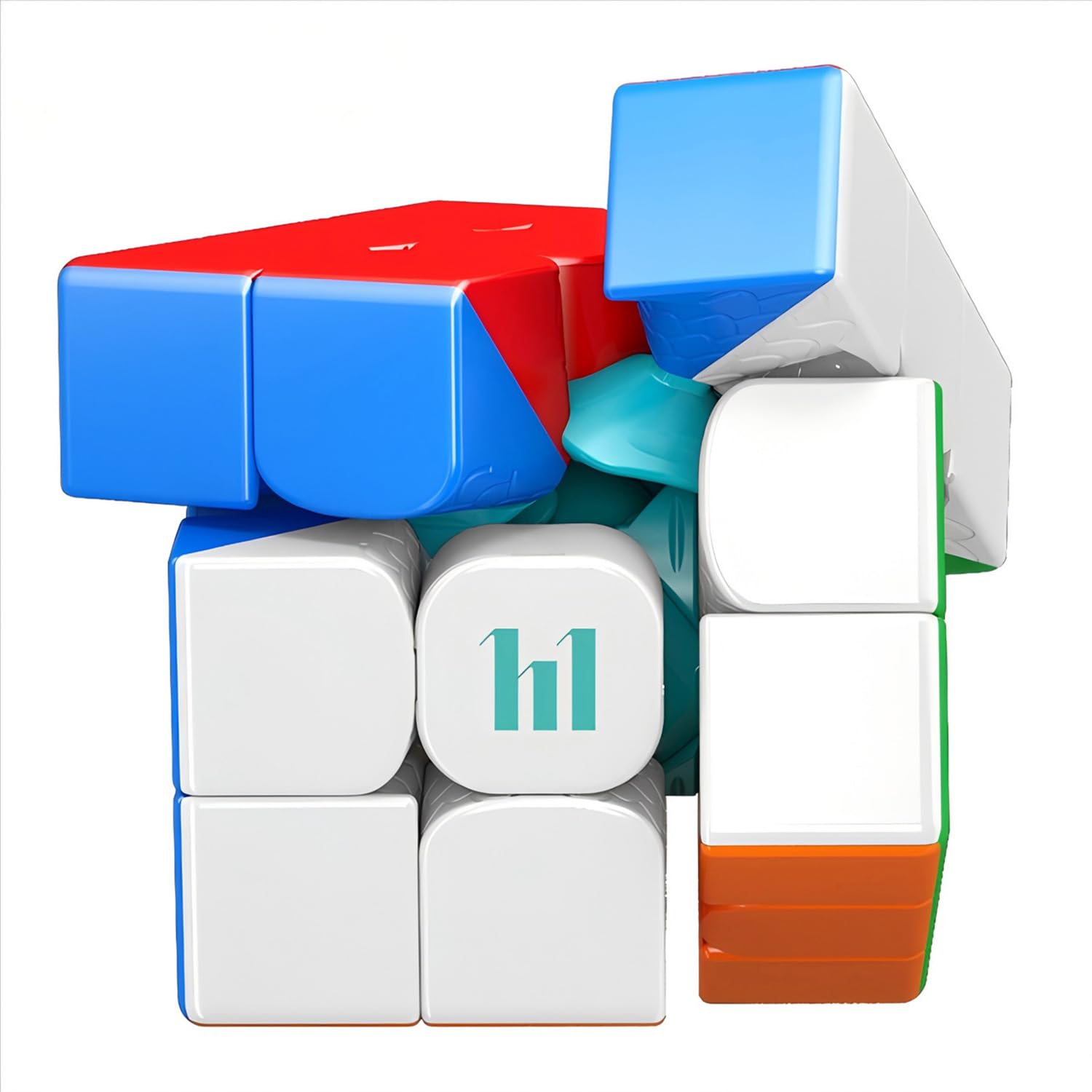 TaoLeLe 3x3 Speed Cube, HuaMeng YS3M 3x3 Magic Cube Professional Stickerless Flexible Puzzle Cube for Speed Cube Enthusiasts