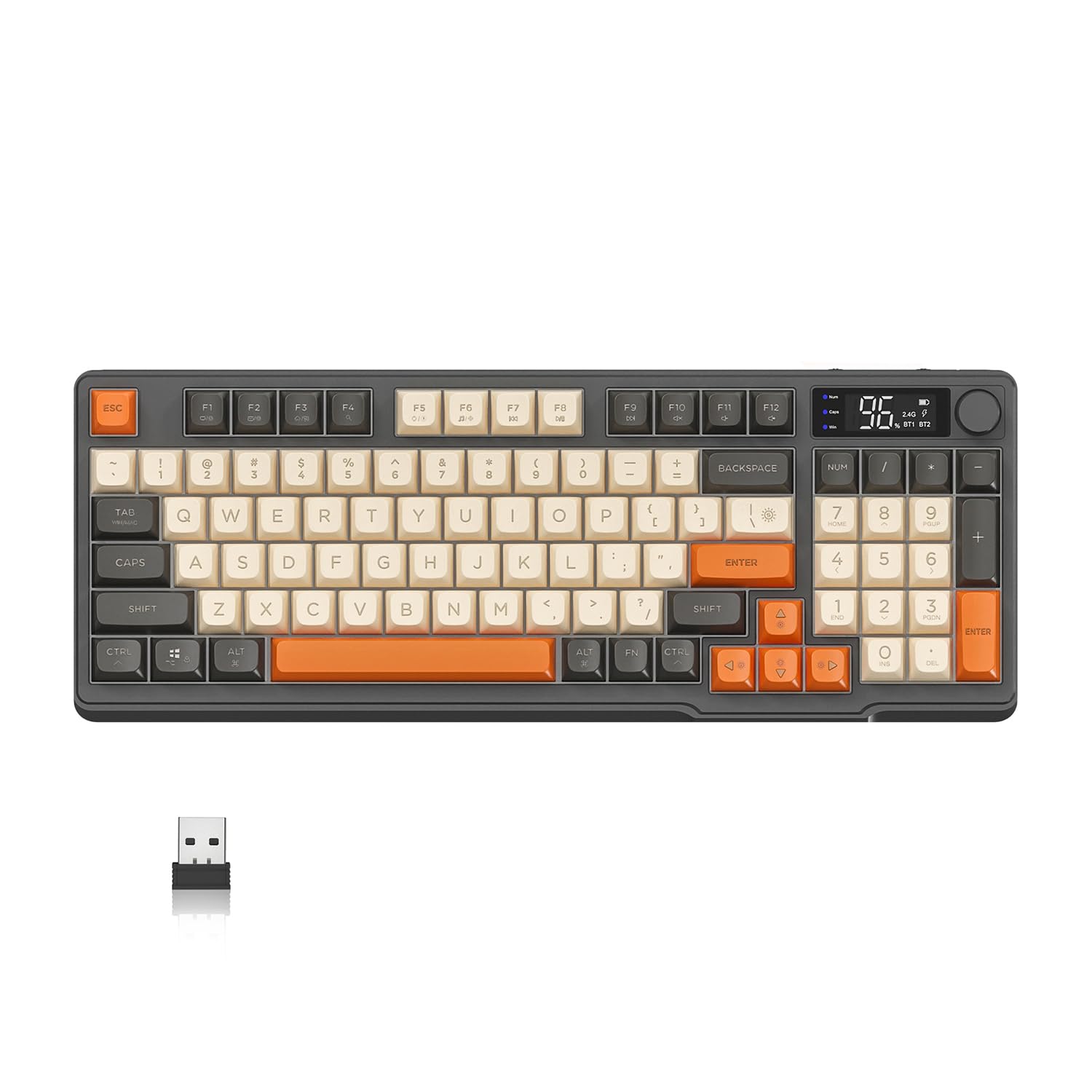 ZIYOU LANG Wireless Gaming Keyboard with Display