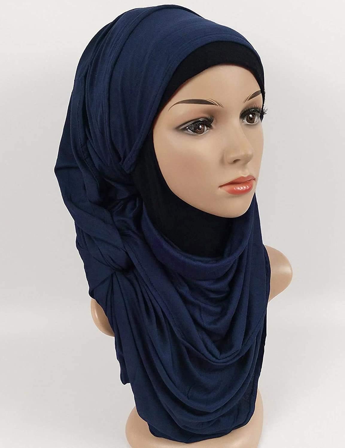 DRESHOW Hair Wrap for Black Women with Natural Hair Large Stretch Soft Edge Scarves for Braids Dreadlocks - Image 3