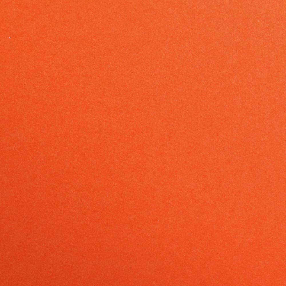 Clairefontaine - Ref 397255C - Maya Coloured Smooth Drawing Paper (Pack of 125 Sheets) - 270gsm Paper - 50 x 70cm - Orange Colour - Deep Dyed, Acid Free, pH Neutral