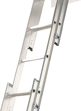ABRU 37000 3 Section Compact Aluminium Loft Ladder D-Shaped Rungs 150kg EN14975 view 4