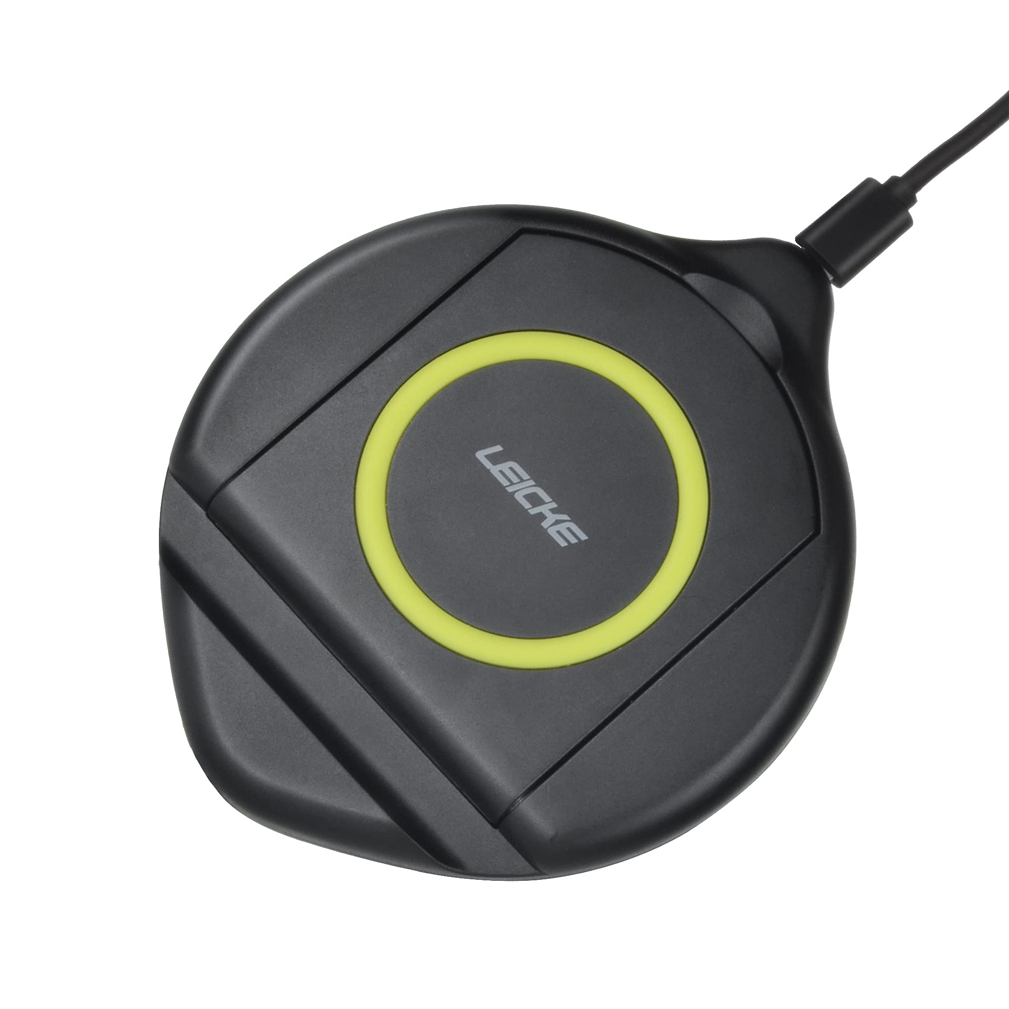 LEICKE QI Fast Wireless Charging Station Stormy Ray Wireless Charger | 10W High Speed Charging | for all Qi Devices for iPhone, iwatch charger, Samsung Galaxy, Huawei, Google, Xiaomi, LG