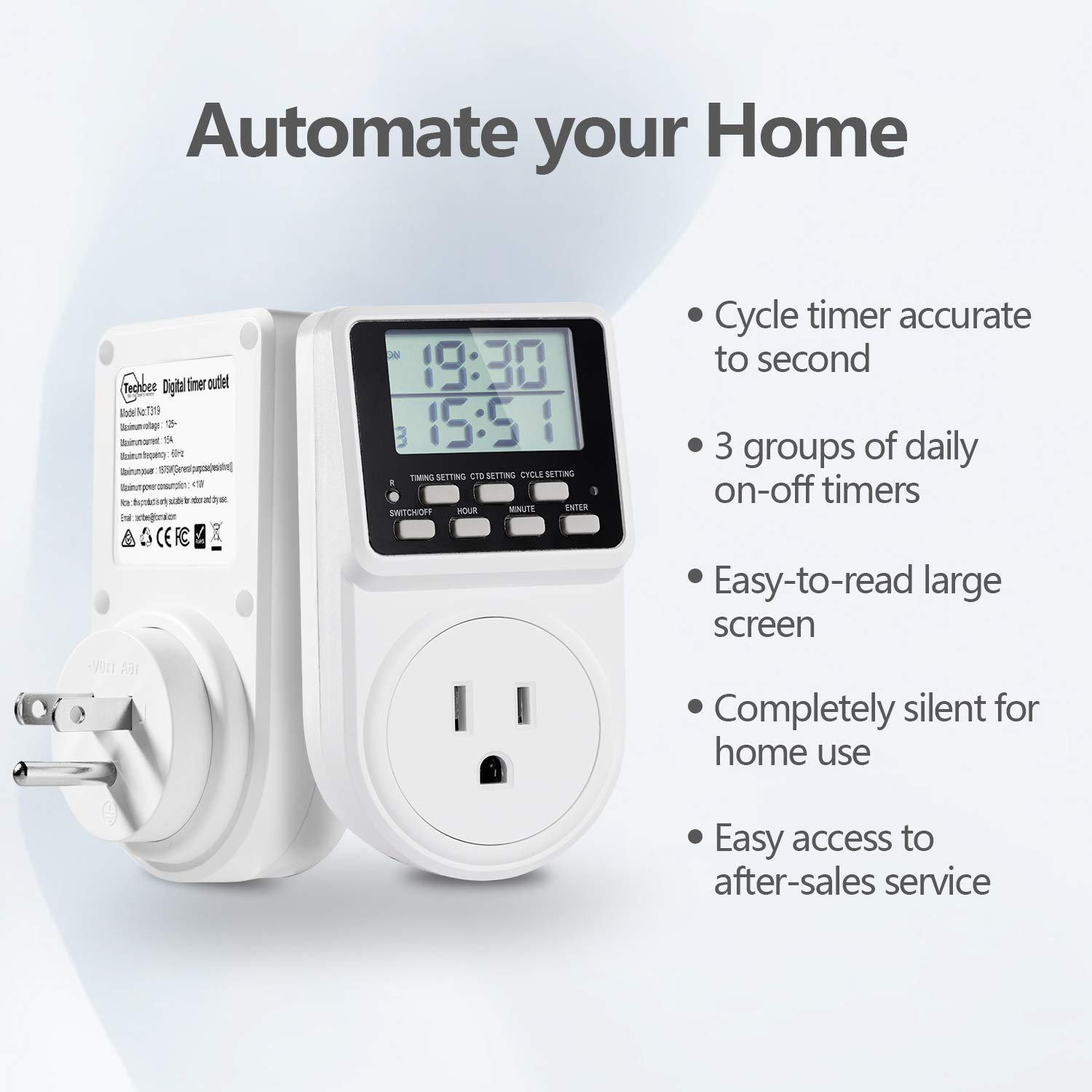 Techbee Timer Mua Techbee Digital Infinite Repeat Cycle Intermittent Timer Plug for ...