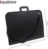 Liquidraw A2 Art Portfolio Case 10 Sleeves Water Resistant Binder view 2