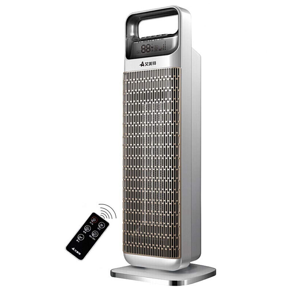 NAUY@ Riscaldatore di spazio ceramico PTC bianco, riscaldatore a torre oscillante per uso interno, Riscaldatore di sicurezza elettrico portatile con telecomando, timer programmabile a 15 ore 2000w Ris Prezzi offerta