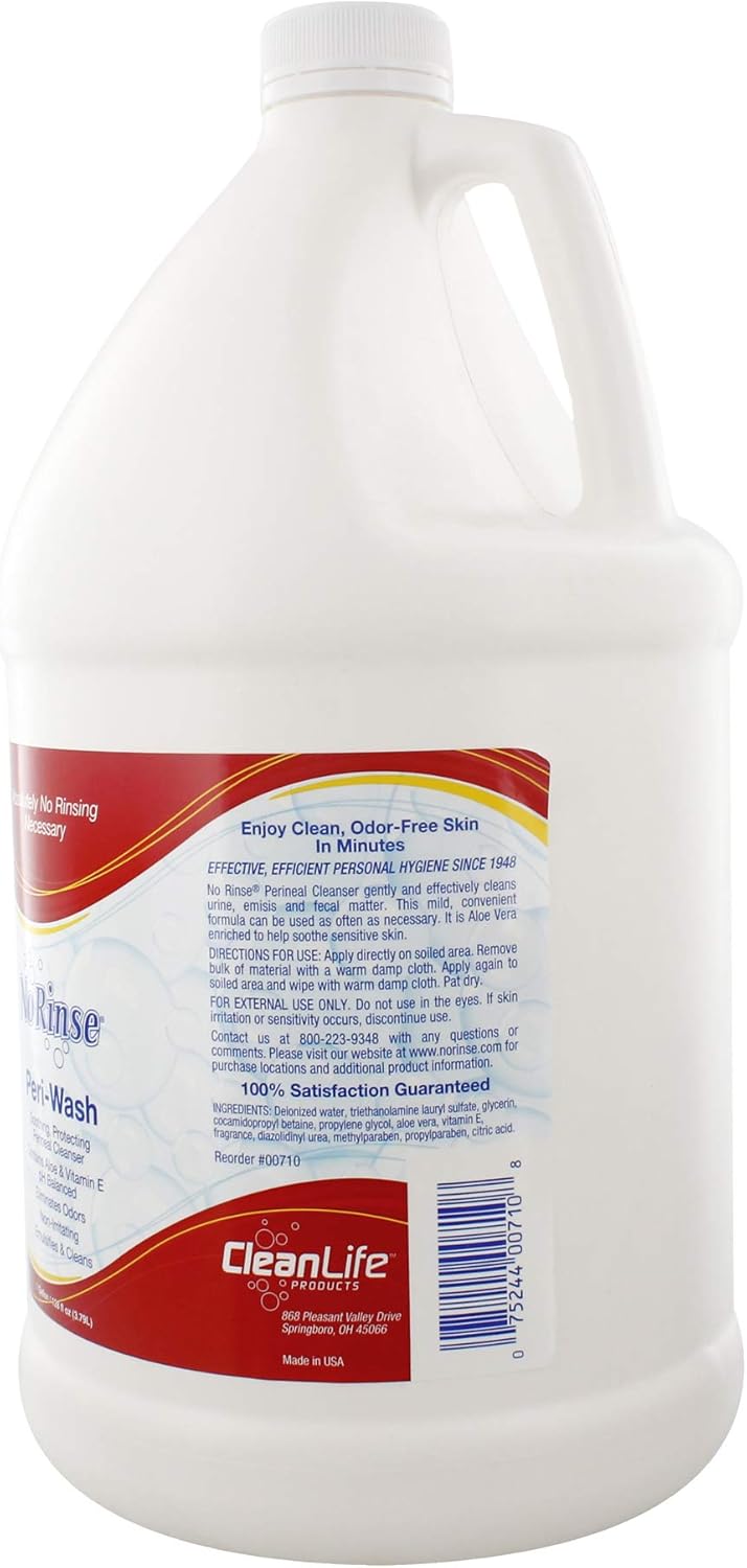 No-Rinse Peri-Wash - Soothing, Protecting Perineal Cleanser, 1 Gallon: Health & Personal Care