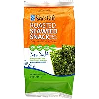 Sea's Gift Korean Seaweed Snack Kim Nori, Roasted and Sea Salted, 0.17 Ounce (Pack of 12)