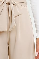 GUOLEZEEV High Waist Wide Leg Trousers for Women
