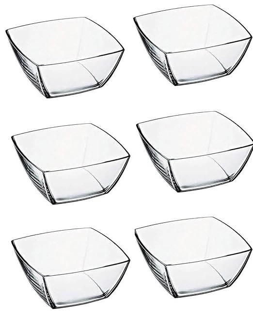 Pasabahce 53066 Tokio fuente de cristal, 6 pcs: Amazon.es: Hogar