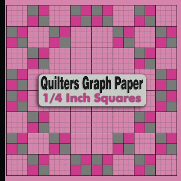 quilters-graph-paper-single-sided-pages-8-x8-square-divided-into-1-4-squares-ideal-for-quilt-design-layouts-nollik-gemma-9798532241503-amazon-com-books for Free Printable Graph Paper For Quilting Quilters Graph Paper: Single Sided Pages 8