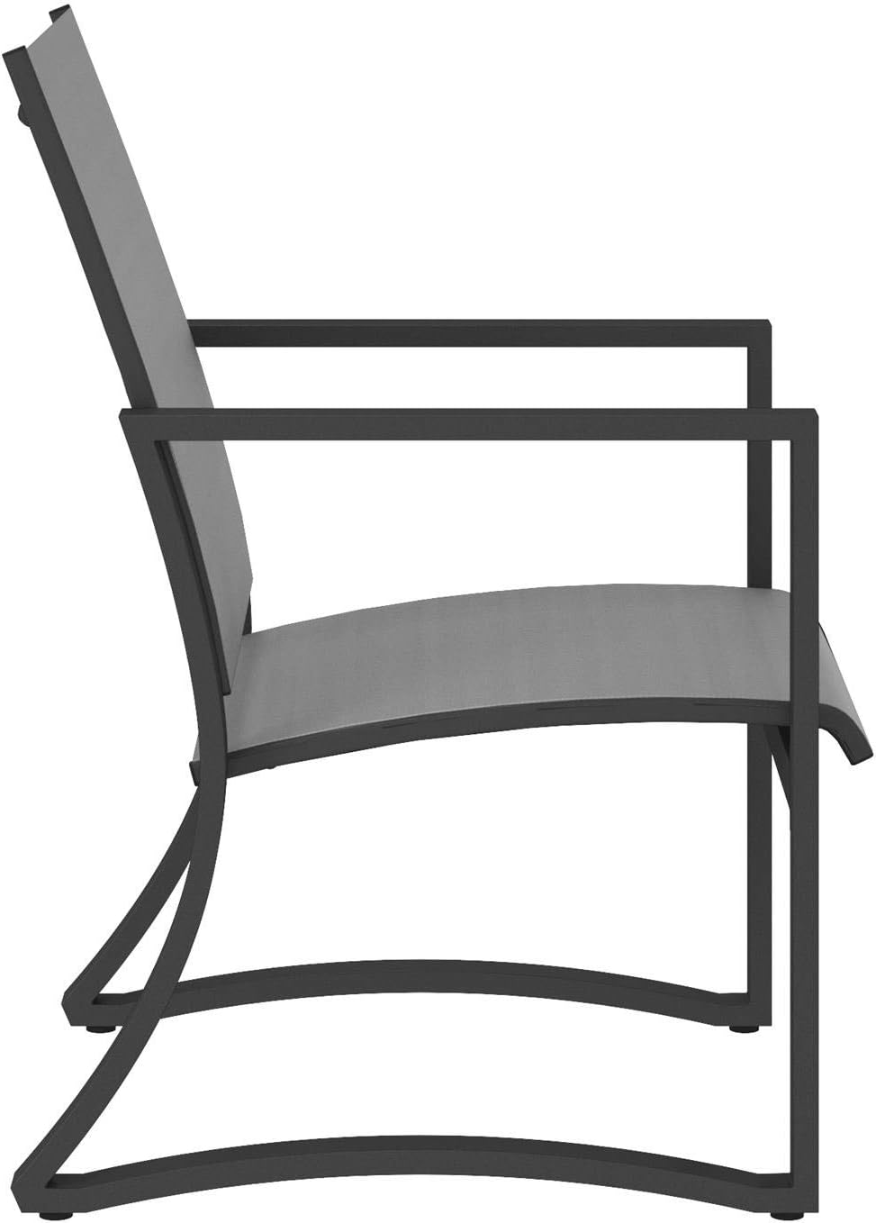 Cosco Outdoor Living 88681LGCE Cosco Outdoor Furniture Dining Chairs, Charcoal: Garden & Outdoor