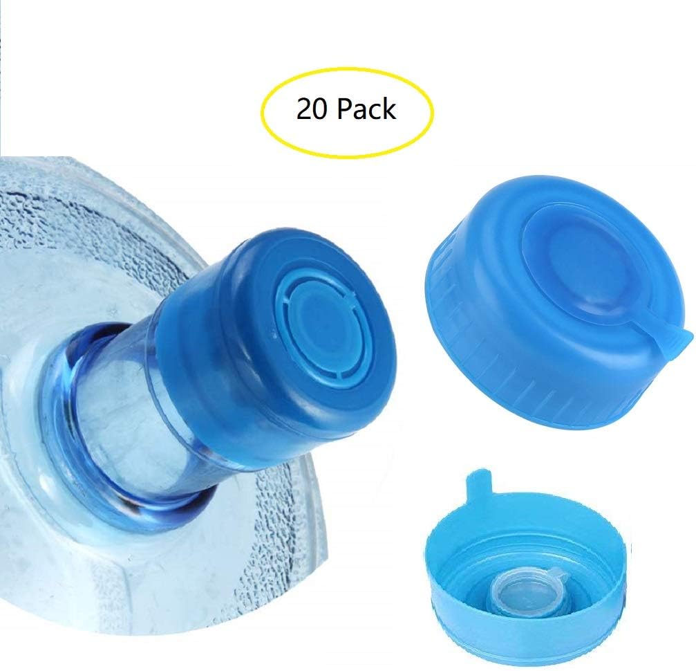 20 Pack 3 & 5 Gallon Water Jug Cap Replacement Non Spill
