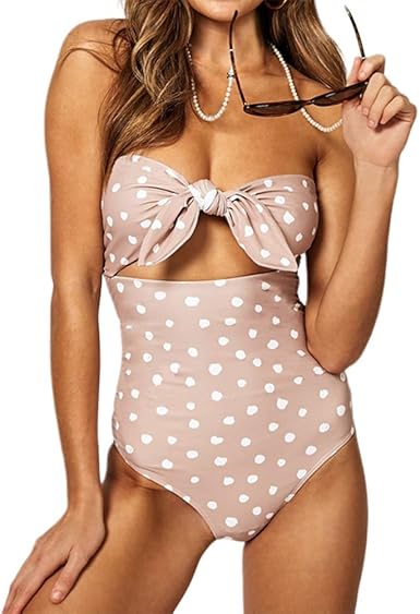 tube top one piece swimwear