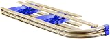 Alpenflitzer Davos Style Toboggan 100cm Foldable Collapsible Sledge with Rope view 3