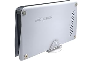 Avolusion PRO-M5 Series 8TB USB 3.0 External Gaming Hard Drive for PS5 Game Console (White, Metal Case) - 2 Year Warranty
