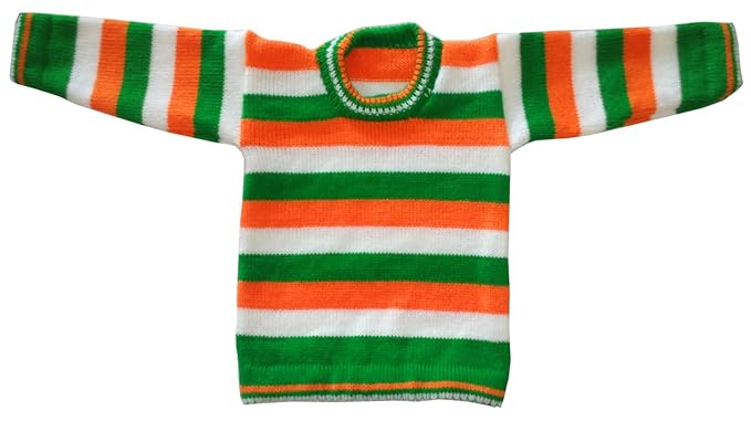 tricolor dress for baby boy