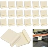 20-Pack Screen Installer Clips Screen Retainer Clips for 2x2 inch Pool and Patio Flat Spline Only Screen Clip System for Rescreening Patio, Lanai, Door, Window, or Garage Screens Plastic White