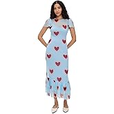 Never Fully Dressed Women's Katie Heart Mesh Dress