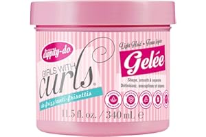 Dippity Do Girls with Curls Light Hold Gelee - Shape, Smoothe & Separate Your Curls - Formulated with Aloe, Vitamin E & Wheat Protein for Frizz-Free & Never Crunchy - 340 mL/11.5 fl oz