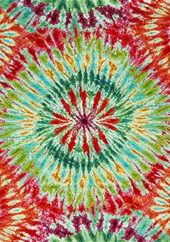 Spring Multi Tie-Dye Rug
