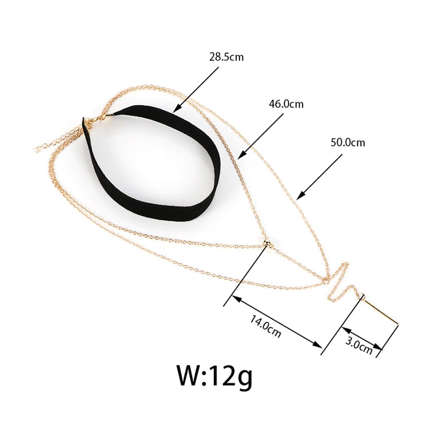 Just For You Epinki Gold Plated Women Necklace Multilayer Long Pendant Shape Pendant Necklace Gold 50cm Free Shipping Sice Si Org