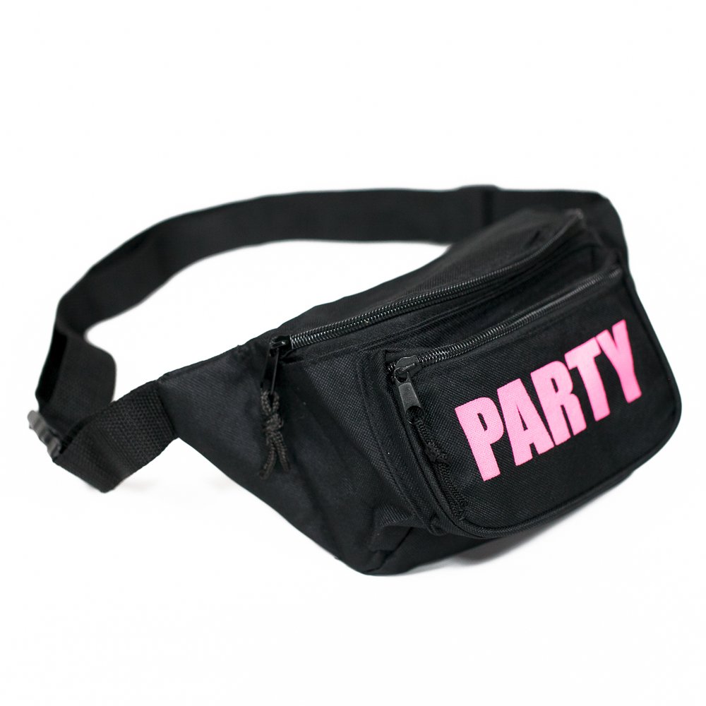 Black Party Fanny Pack Waist Packs