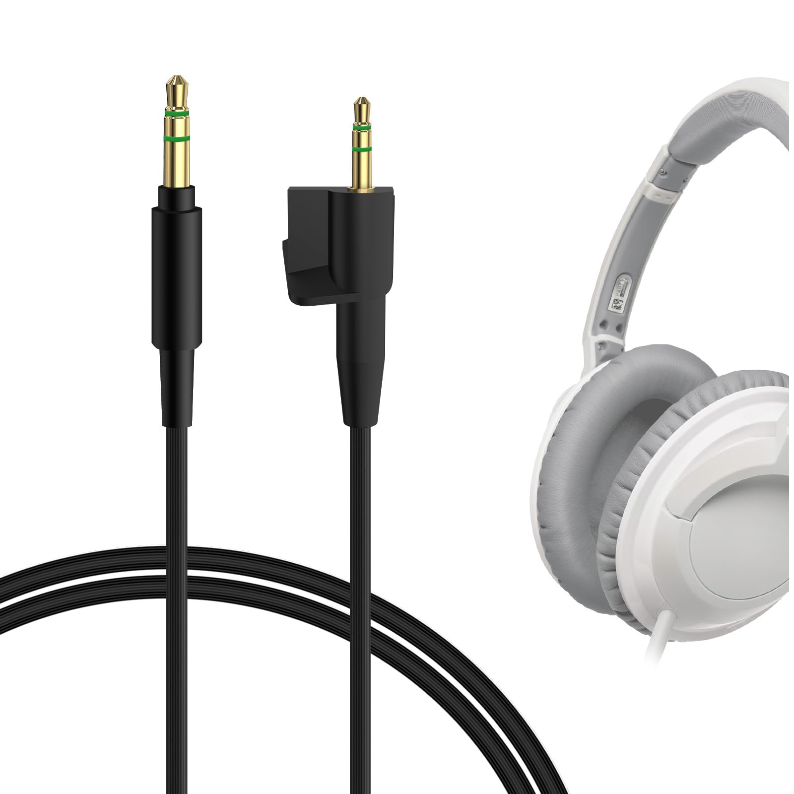 GEEKRIA Audio Cable Compatible with Bose AE2 (329532-0010), AE2i, AE2w Headphones, 3.5mm to 2.5mm Aux Replacement Stereo Cord (4ft / 1.2m)
