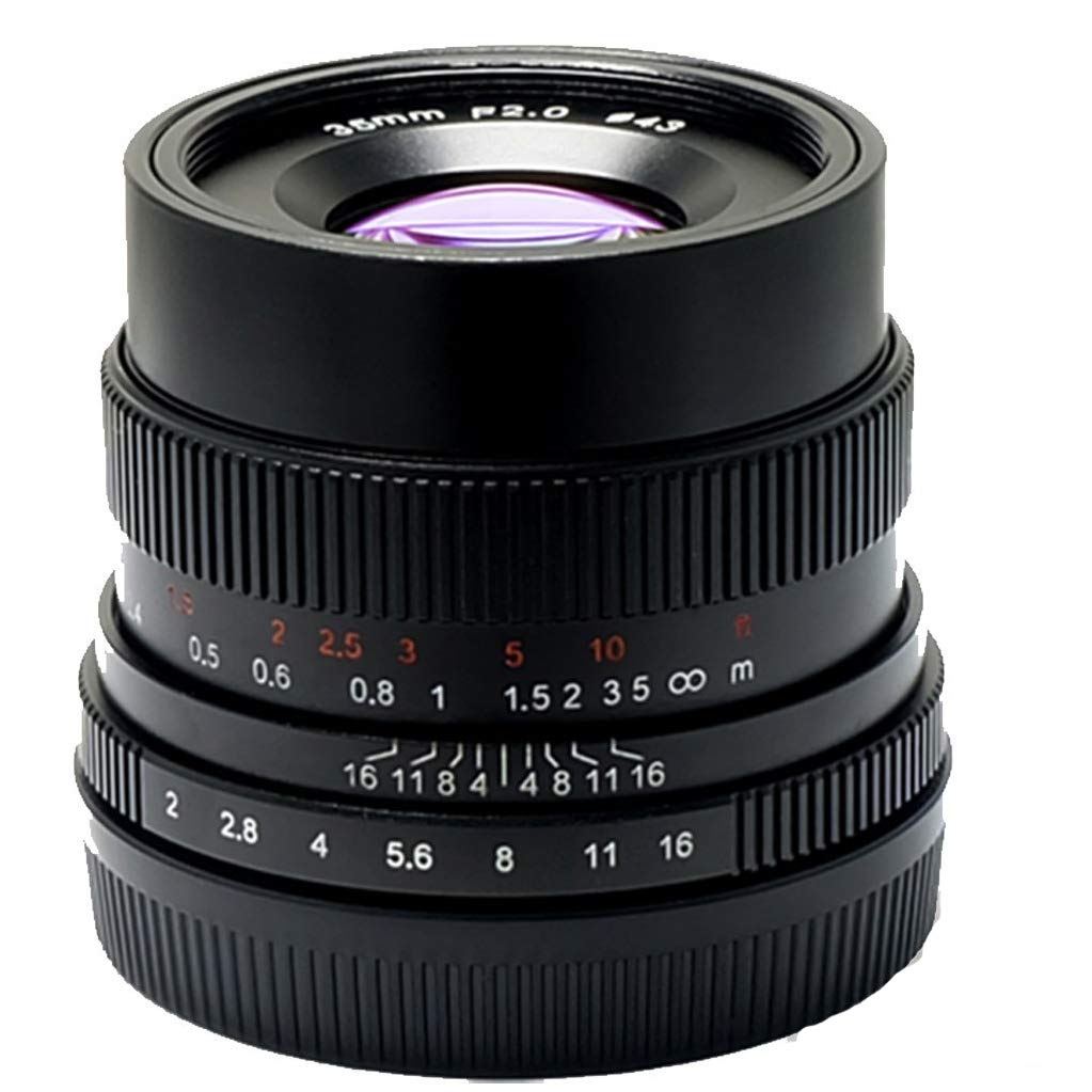 7Artisans 35mm F2.0 Full Frame Manual Focus Lens for Sony E Mount Cameras Like A7 A7II A7R A7RII A7S A7SII A6500 A6300 A6000 A5100 A5000 EX-3 NEX-3N NEX-3R NEX-F3K NEX-5 NEX-