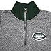 Girls NY Jets Athletic Thermal Half-Zip Sweatshirt L(11/13) Grey
