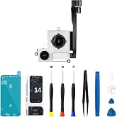 MrR.OMW for iPhone 14 12MP Back Rear Camera Replacement Kit | Main Camera Flex Cable Module Replacement with 4K HDR Video Record 5X Optical Zoom for Models A2649 A2881 A2882 A2883 A2884