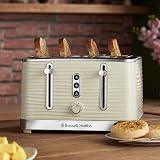 Russell Hobbs Inspire 4 Slice Toaster Cream with Extra Wide Slots 1800W view 9