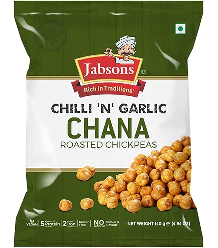 ★chana★ Amazon.com : Jabsons - Lemon and Mint Chana, 140g (Roasted