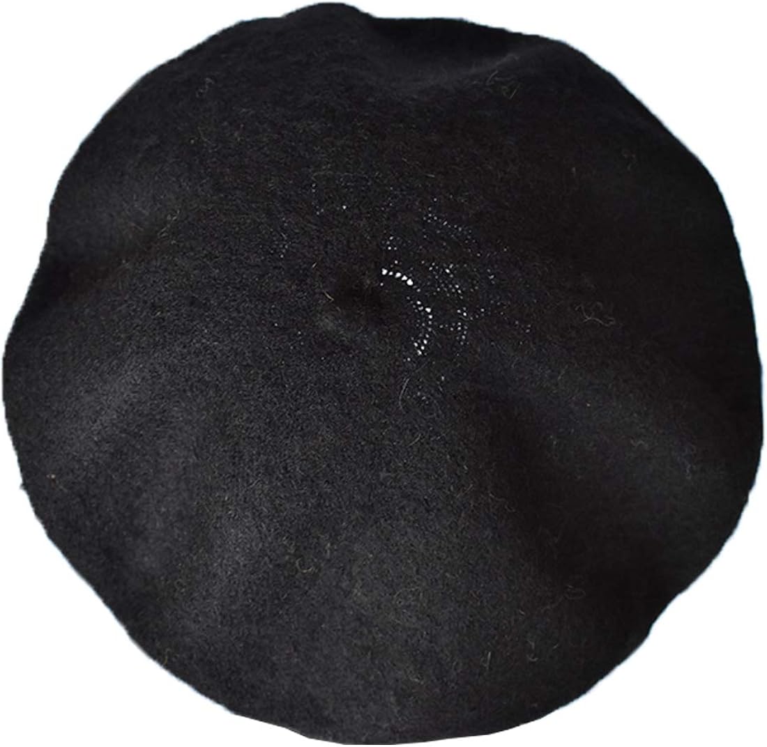 JOYHY Women's Solid Color Classic French Style Beret Beanie Hat Red at  Women’s Clothing store