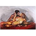 Kiss by WAK Kevin A. Williams 24x36 Black Art Print Poster African-American