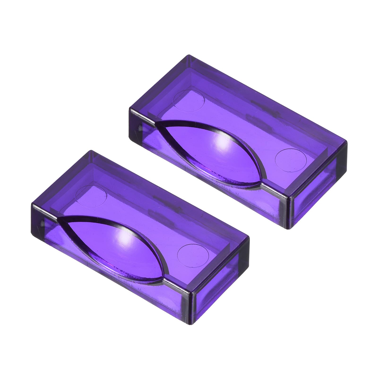 PATIKIL Plastic Billiard Locator for 2 1/16" Pool Balls, 2 Pack Snooker Ball Holder Billiard Ball Position Marker, Purple