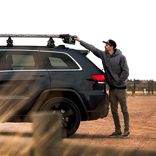 River Quiver Fly Rod Roof Rack (4-Banger Brown Trout Deyoung 10' 4