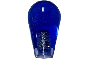 Atomic Market US Style Bat Top Replaces Arcade1up Sanwa & Zippy Japanese Ball Top Joystick Tops (Translucent Blue)