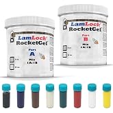LamLock RocketGel 25 Minute Professional Epoxy Countertop Kit for Granite, Tile, and Quartz Countertop Repair Kit, Tile Crack Repair, Chips and Fills Epoxy Grout