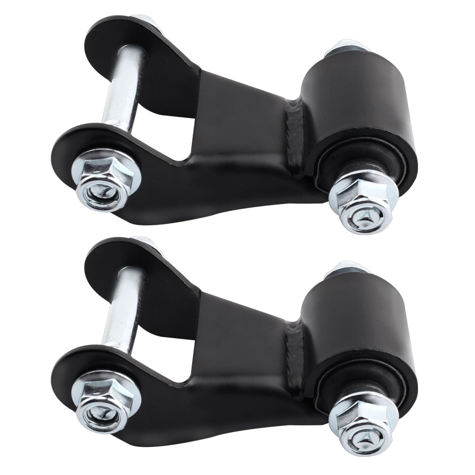 Photo 1 of Set of 2 Rear Leaf Spring Shackle Kit Compatible with 1999-2013 Silverado 1500 2500 Avalanche 2500 Suburban 2500, Sierra 1500 2500 Yukon XL 2500, Replaces 722-029 22820716 25812937
