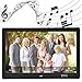 10.1 Inch Hi-Res TFT LED Digital Photo Frame & HD Video(1080P/720p)&Music Playback with Remote Control&Calendar/Clock Support 32GB SD Card -Black