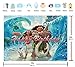 Daniu 7x5FT Cartoon Beach Moana Maui Beach Theme Photography Background Baby Shower Birthday Party Cake Table Decorations Banner Photo Backdrops Studio Props Banner